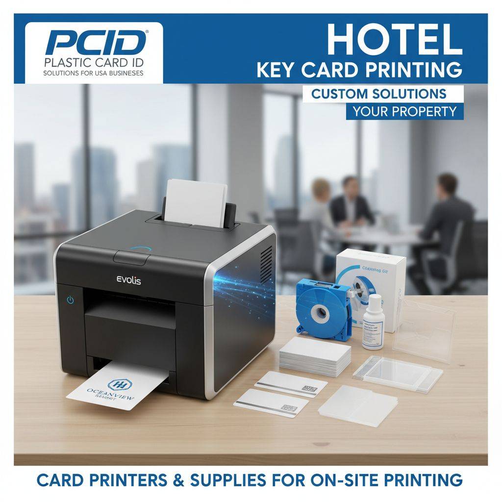 Card Printers and Supplies for On-Site Printing