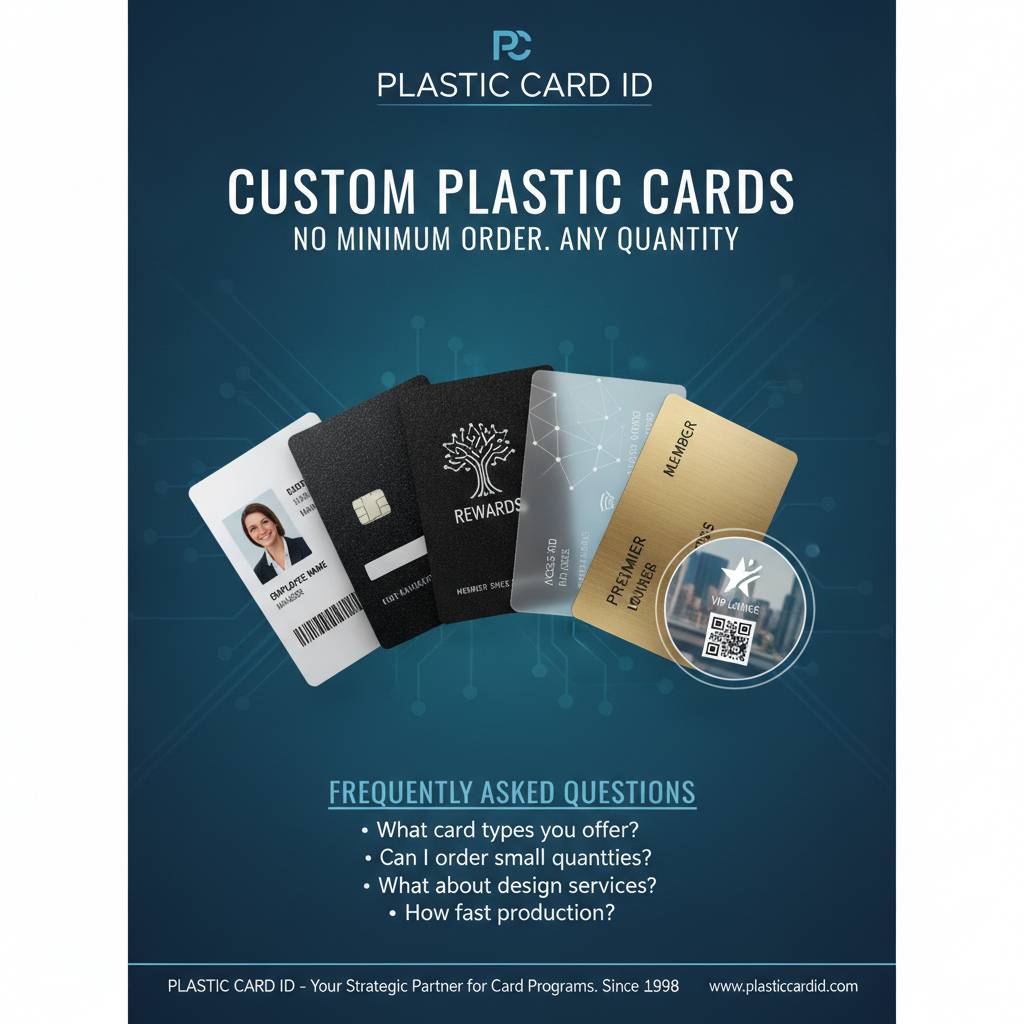 Frequently Asked Questions About Our Custom Plastic Cards