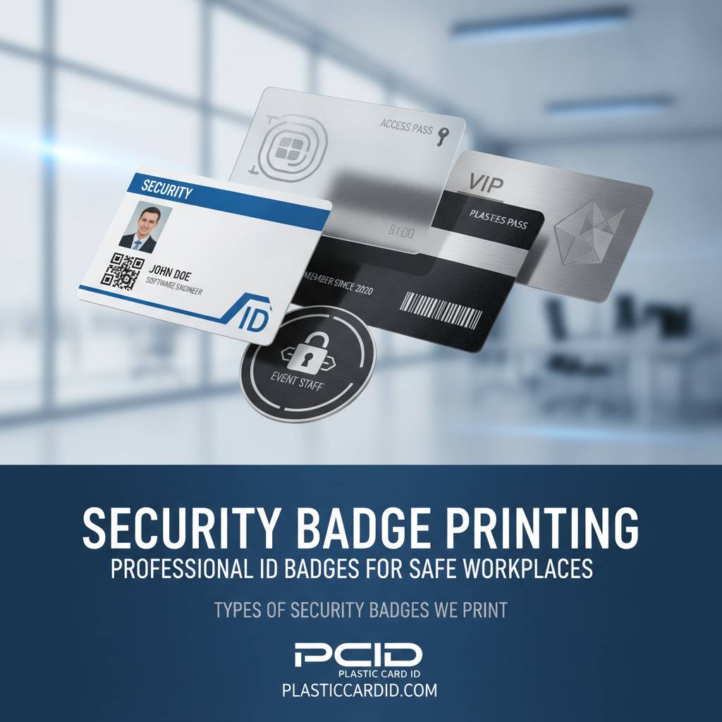 Types of Security Badges We Print